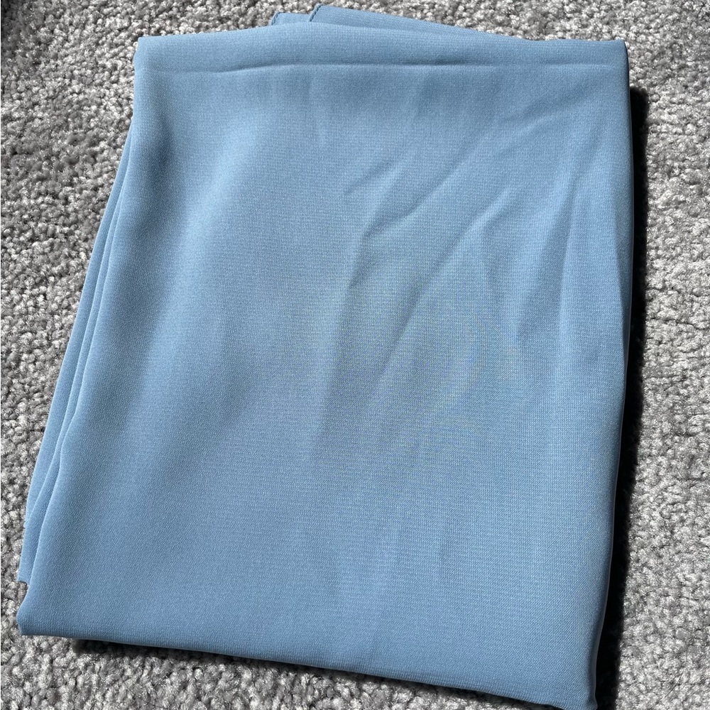 Blue Chiffon scarf hijab wrap